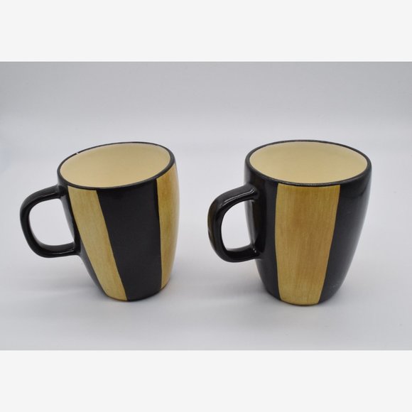 4 Ceramic Coffee Tea Cups Laure Gates Designs - Picture 5 of 7